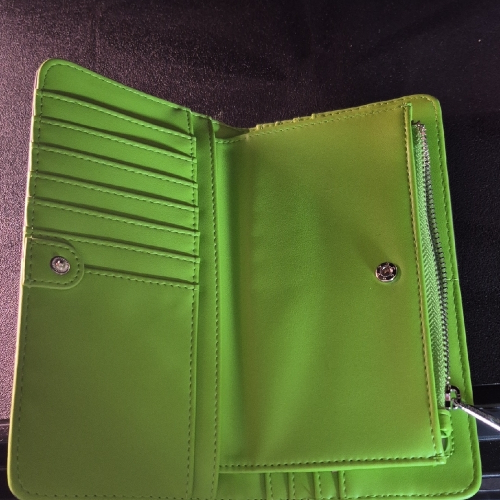 Loungefly Beetlejuice Character Wallet - Black, White, Green - Picture 4 of 4